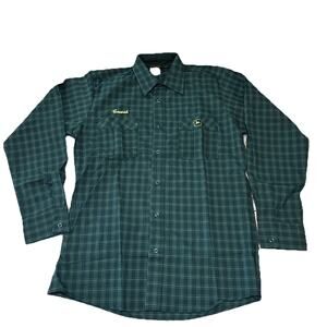 John Deere ProtexAll Uniform Shirt Long Sleeve XL 34.5 Green Yellow name Conrad